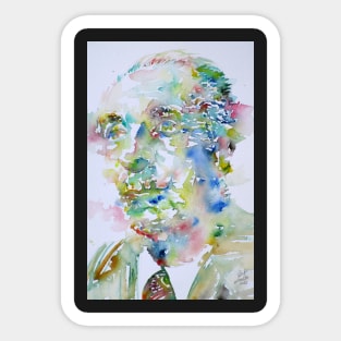 BORGES - watercolor portrait.3 Sticker